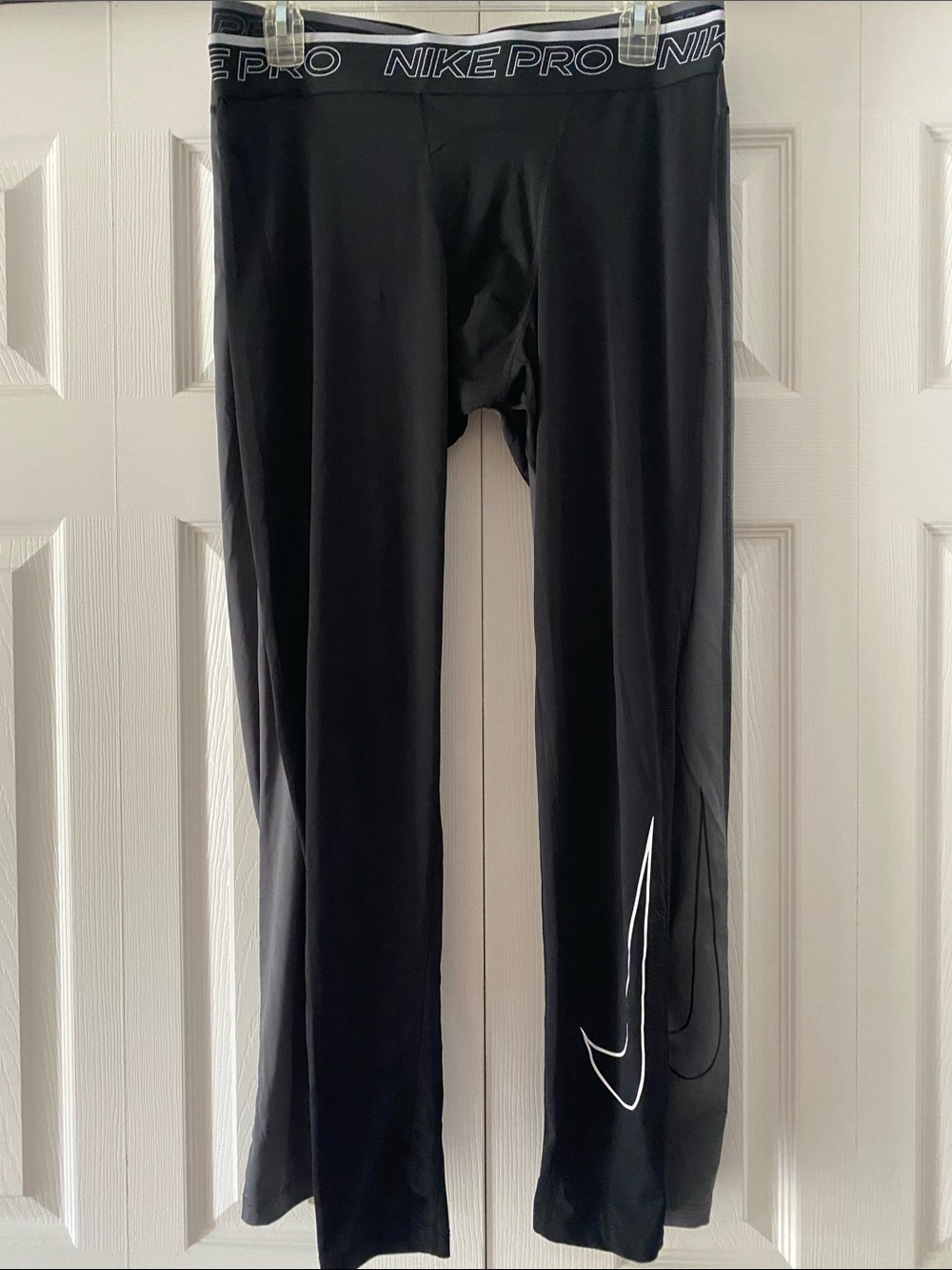 Nike Pro 2 Pair Men’s Compression Tights Grey & Black